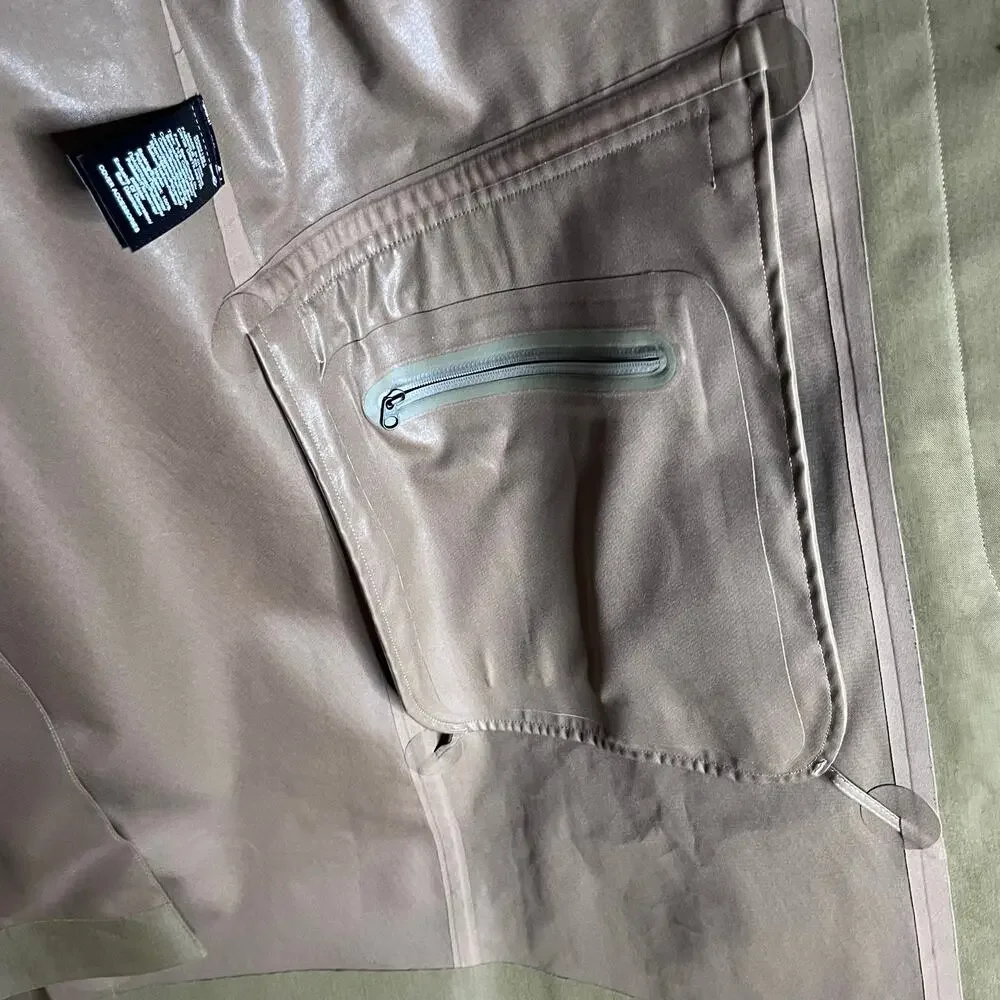 RRL Ralph Lauren Raincoat Trench Coat Mens M Olive Waterproof Mac Coat NWT